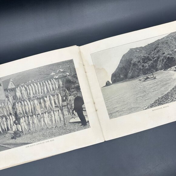 Antique 1905 Santa Catalina Island California Booklet Photographs Black White - Picture 8 of 16